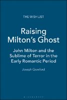 Cover of Raising Milton's Ghost