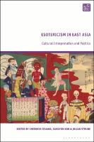 Cover of Esotericism in East Asia