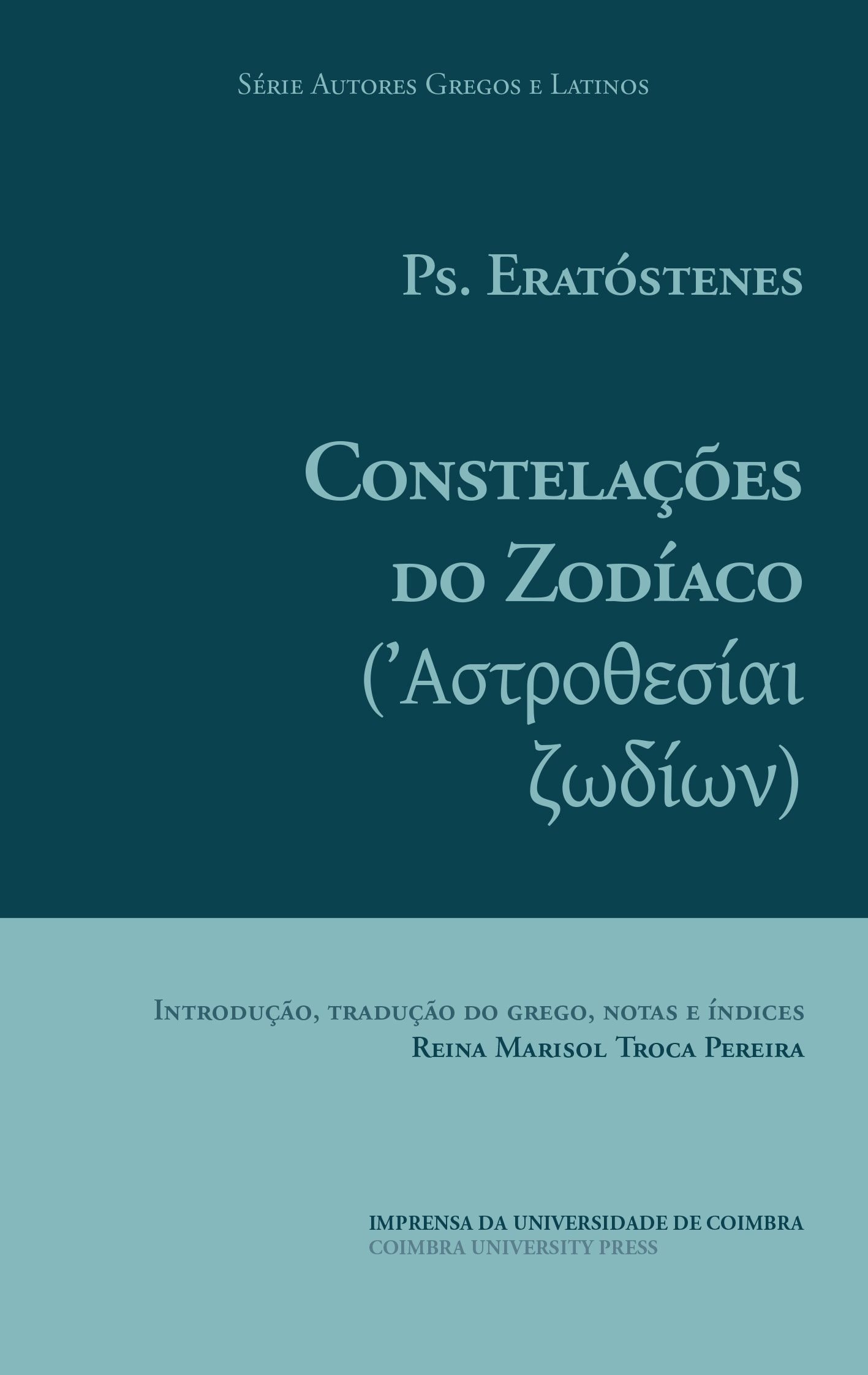 Cover of Eratóstenes. Constelações do Zodíaco