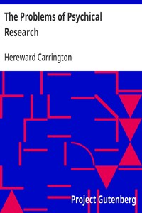 Cover of The Problems of Psychical Research