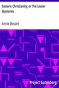 Cover of Esoteric Christianity, or The Lesser Mysteries
