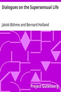 Cover of Dialogues on the Supersensual Life