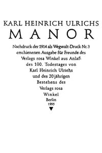 Cover of Manor