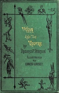 Cover of Vikram and the Vampire; or, Tales of Hindu Devilry