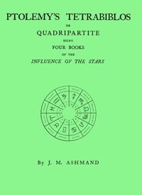 Cover of Ptolemy's Tetrabiblos