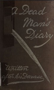 Cover of A dead man's diary